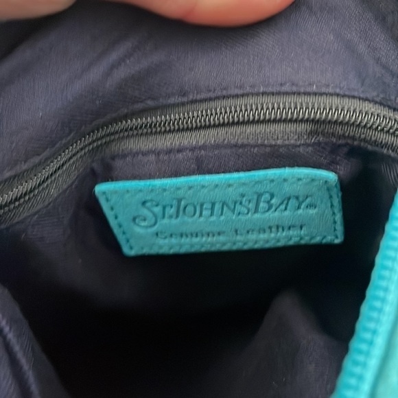 Blue Leather Purse - Picture 3 of 6